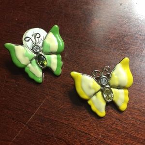 Enamel Butterfly Pin